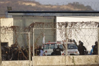 En el centro penitenciario, no se escuchaban balas ni detonaciones a las 18:00.