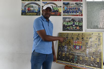 Jairo Campos es hincha de Barcelona, equipo en el que se formó de pequeño, y con el que también fue campeón en el año 2012.