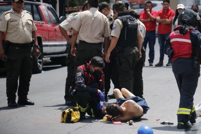 Uno de los sospechosos fue llevado a una casa de salud en el norte de Quito.