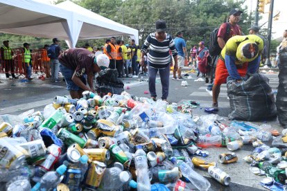 Los López en acción, tuvieron su gran final en el reciclaje. Barcelona trataba de empatar y ellos empacaban.