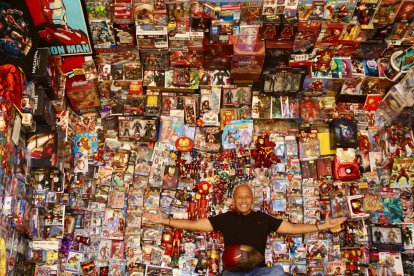 El peruano colecciona objetos de Iron Man hace más de 15 años.