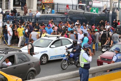 En el sitio del suceso hubo aglomeración de personas.