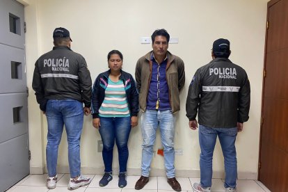 Los sospechosos 'cayeron' en el cantón Patate. Fueron puestos a órdenes de las autoridades.