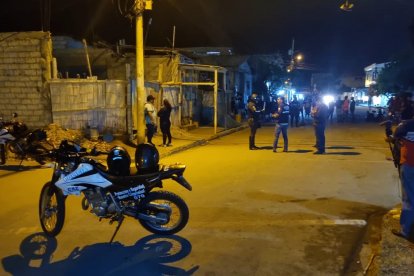 En este sitio se dio la balacera, en la cual hirieron a Marco Medina.