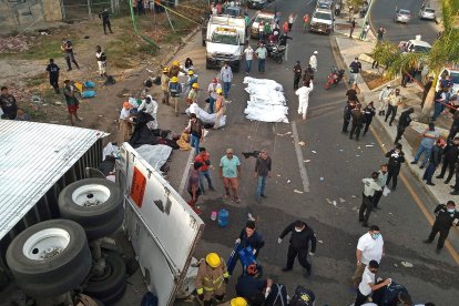 En diciembre de 2021 un camión con migrantes (entre ellos ecuatorianos) se accidentó en Chiapas, México.