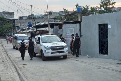 Policías llegaron al sector para indicar este nuevo hecho violento.
