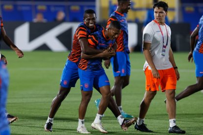 Carlos Gruezo (c) será titular en el enfrentamiento entre Ecuador y Catar, el domingo 20 de noviembre.