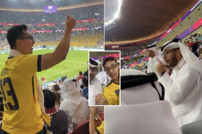 Ambos aficionados vivieron momentos de tensión, pero lo supieron solucionar.