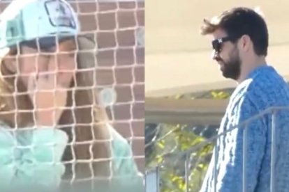 Shakira trata de disimular la mala seña hacía su expareja