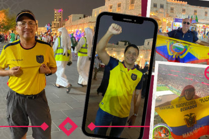 Hinchas ecuatorianos en Catar dicen que ahora habrá que 'bajar un poco las revoluciones' en las gradas durante el apoyo a la Tricolor.