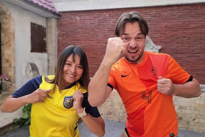 María Fernanda y Kasper van cada uno por su país, pero se apoyan y confían que el mejor ganará.