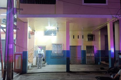 El cadáver de la extranjera fue encontrado en el interior de este domicilio.