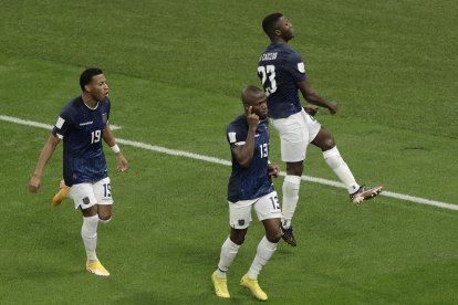 Enner Valencia anotó el gol del empata ante Países Bajos.