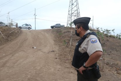 El cuerpo del hombre fue encontrado en un cerro de la cooperativa Janeth Toral.