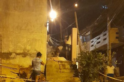 La zona donde se cometió el crimen es de difícil acceso.