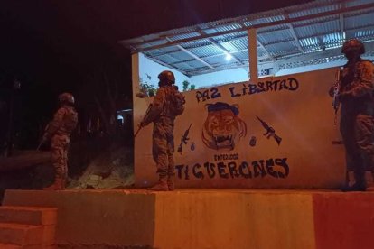 Unidades especiales de la Tarea Conjunta intervinieron en el sector La Guacharaca.