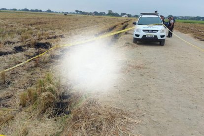 Se realizan las pericias de ley para identificar al fallecido