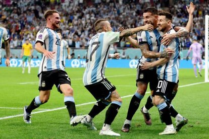 Argentina pasó a cuartos de final.