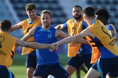 El delantero Harry Kane todavía no ha podido anotar en el Mundial de Catar.