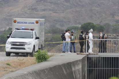 Medicina Legal acudió al sitio para levantar la parte humana hallada.