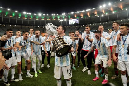 La selección de Argentina se consagró como campeona en la última edición de la Copa América, que se dio en Brasil en 2021.
