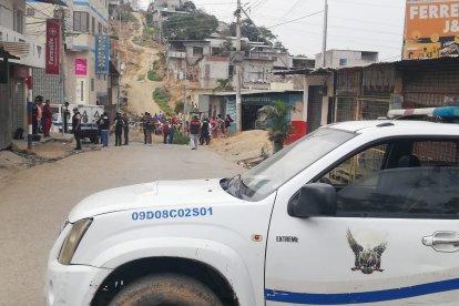 El asesinato ocurrió en la Valerio Estacio.