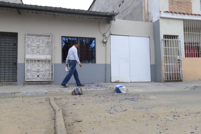 Viviendas resultaron afectadas por la explosión.