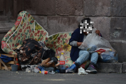 La mayoría de la población de habitantes de calle está en el Centro Histórico.