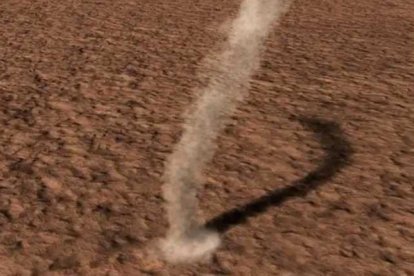 El sonido de los remolinos de polvo en Marte es grabado por primera vez