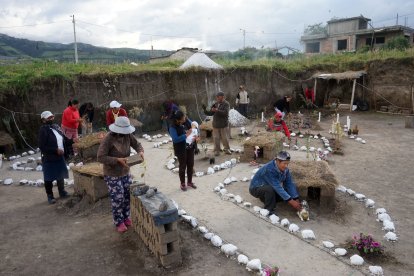 El pesebre lo hicieron los vecinos de San José de Tucuso.