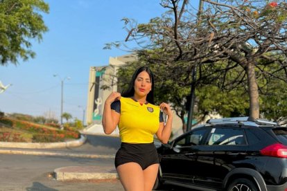 La modelo se burla de la situación pese a que Fiscalía dispuso una investigación en su contra