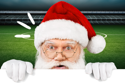 Papá Noel ha tenido varios pedidos de los hinchas.