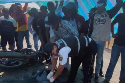 La víctimas fueron levantadas por miembros de la CTE