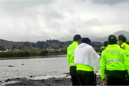 Miembros de la Policía Nacional realizaron las labores de búsqueda
