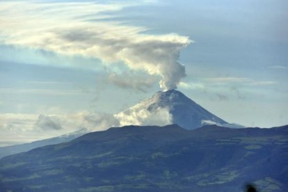 Ni por las 'Navidades' ha parado la actividad volcánica del Sangay y Cotopaxi