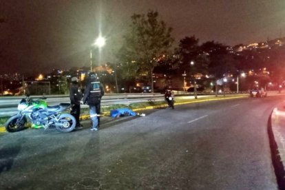 En uno de los últimos accidentes murió un hombre en motocicleta.