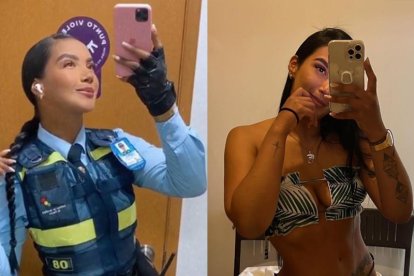 La joven agente de tránsito, de 28 años, subió sus seguidores de 2.600 a 84.000 en un mes.