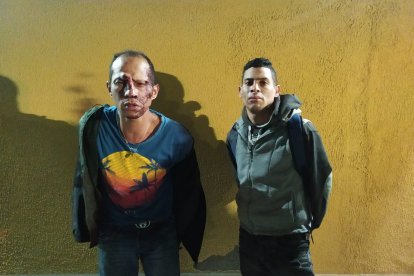 La policía presume que los detenidos serían parte de una banda delictiva.