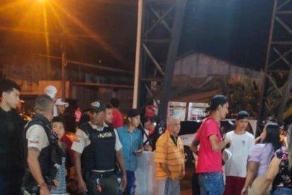 En la inauguración de un coliseo fue asesinado a balazos Jorge Pinargote Cusme.