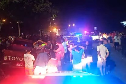 El cuerpo sin vida fue trasladado al Centro Forense de Manta para la necropsia de ley