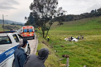 Los lesionados se encuentran en el área de observación del hospital del IESS con politraumatismos.