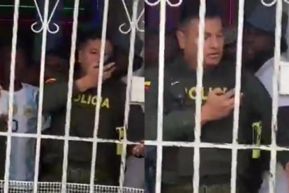 Policías terminaron encerrados tras intentar controlar una farra casera