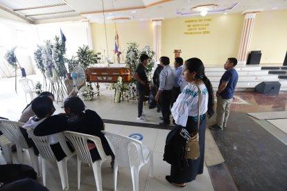 En un templo, en el cantón Durán, el ciudadano está siendo velado desde ayer, sábado 7 de enero de 2023.