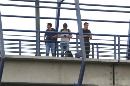 La pieza anatómica estaba envuelta en una funda plástica negra.