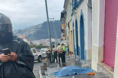 Sicariato en el Centro Histórico de Quito