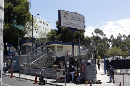 El perjudicado en este caso fue trasladado al centro forense de Quito.