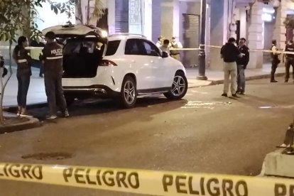 El ataque a bala se registró a una cuadra del Municipio de Guayaquil.
