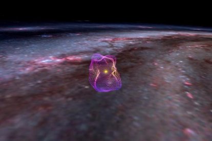 El campo magnético de una superburbuja cósmica, por primera vez en 3D