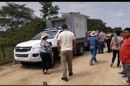 En el sector Las  Colembas fue hallado el cuerpo de Iván Romero Rojas.