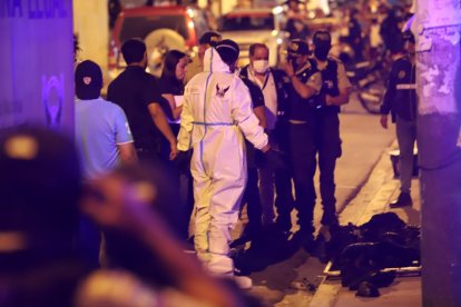 Hallan siete piezas humanas en fundas.